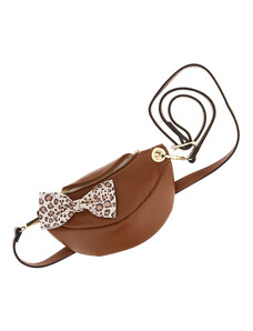 MONNALISA Leather Pouch With Bow