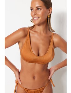 Trendyol Camel Bralette Bikini Top
