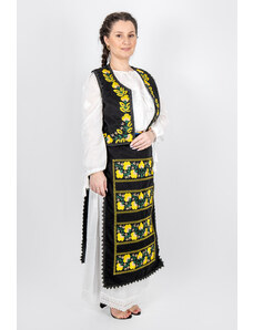Magazin Traditional Costum Traditional Vesta si 2 Fote brodate Flori