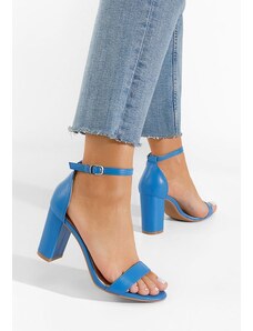 Zapatos Sandale cu toc gros Lorelia albastre