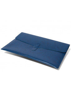 Natural Husa plic Macbook 16 din PU Biogreen, albastru