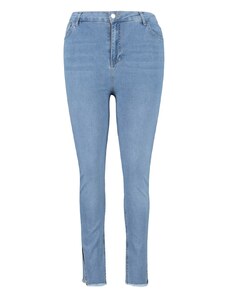 Trendyol Light Blue Slit and Tassel Detail Flexible Skinny Denim Jeans