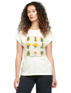 Dedicated T-shirt Visby Dandelion Life Off-White