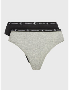 Set 2 perechi de chiloți de damă clasici Calvin Klein Underwear