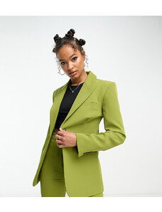 ASOS Tall ASOS DESIGN Tall single button 70s suit blazer in moss-Green
