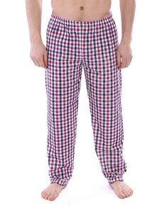Regina Pantaloni de pijama pentru bărbați Robert negru-roșu