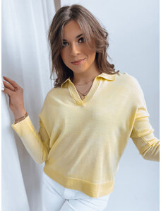 Women's sweater ORBILLA lemon Dstreet