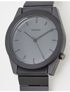 Komono ray solid watch in gunmetal grey