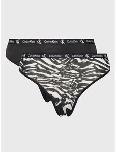 Set 2 perechi de chiloți de damă clasici Calvin Klein Underwear