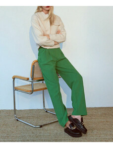 Pantaloni Reserved, verde, S