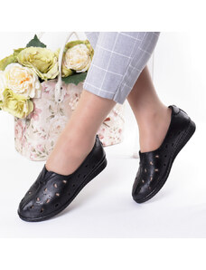 Pantofi cu talpa joasa Zelma negru