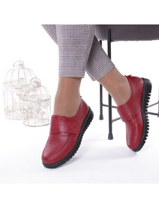Pantofi cu talpa joasa Marcela rosu
