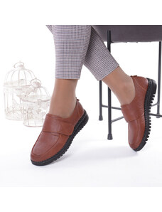Pantofi cu talpa joasa Marcela maro