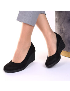 Pantofi cu platforma Raifa negri