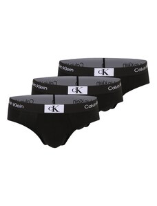 Calvin Klein Underwear Slip 'CK96' negru / alb