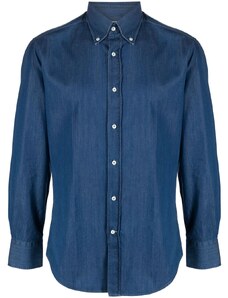 Brunello Cucinelli denim cotton shirt - Blue