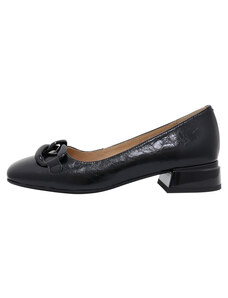 Pantofi dama, Epica, HM1F3409-1301-A1229A-01-1-Negru, elegant, piele naturala, cu toc, negru (Marime: 35)
