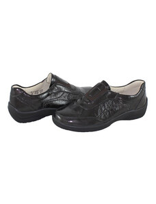 Pantofi dama, Waldlaufer, 312502-143-216-Hesna-Maro, casual, piele naturala, cu talpa joasa, maro (Marime: 40)