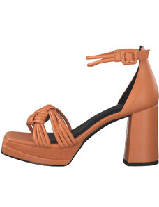 Sandale casual dama Marco Tozzi 28367 piele ecologica, talpa supradimensionata, portocaliu