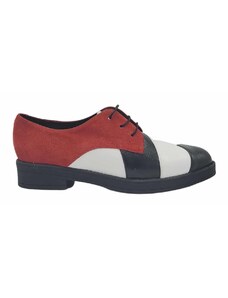Passofino Pantofi trendy cu talpa joasa Ramina Red