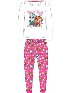 EPlus Pijama pentru fete - Paw Patrol, alb