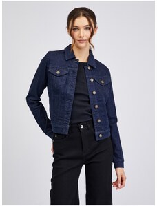 Jacheta din denim albastru inchis pentru femei Orsay - Femei