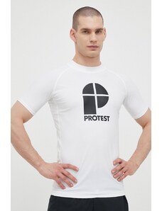 Protest tricou Prtcater barbati, culoarea alb, cu imprimeu