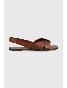 Vagabond Shoemakers sandale de piele TIA 2.0 femei, culoarea maro, 5531.001.27