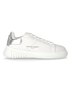 EMPORIO ARMANI Sneakers X3X187XN850 M696 white+silver