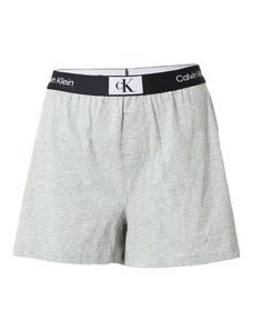 Calvin Klein Underwear Pantaloni de pijama gri amestecat / negru / alb