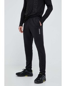 Hummel pantaloni de antrenament Strength culoarea negru, cu imprimeu