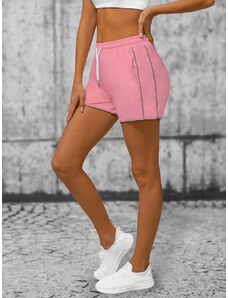 Pantaloni scurți sportivi pentru femei roz pudră OZONEE JS/8K952/38