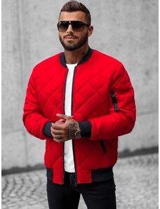 Jachetă bărbați roșie OZONEE JS/MY01Z