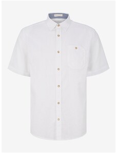 White Men's Linen Shirt Tom Tailor - Men