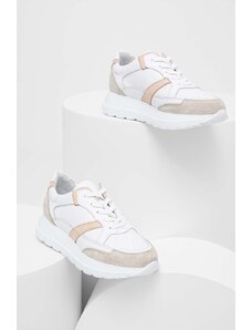 Answear Lab sneakers din piele culoarea alb