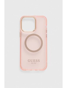 Guess etui pentru telefon iPhone 14 Pro Max 6,7" culoarea roz