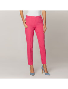 Willsoor Pantaloni formali de damă roz 15154