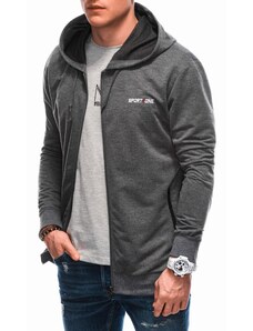 EDOTI Men's zip-up sweatshirt B1561 - grey
