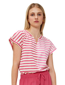 Tricou Mdm pentru Femei Half Front Two-Tone Striped T-Shirt 64208301_313 (Marime: L)