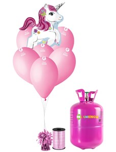 HeliumKing Set pentru petrecere cu heliu - Unicorn