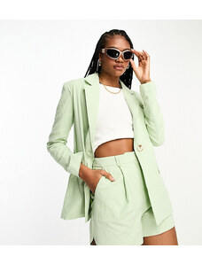 4th & Reckless Tall exclusive blazer co-ord in mint-Green