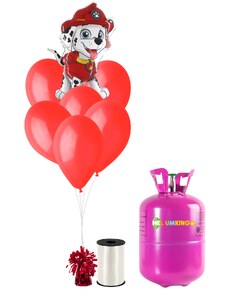 HeliumKing Set pentru petrecere cu heliu - Paw Patrol Marshall