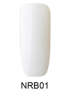 Rubber Base - Baza cauciucata semipermanenta Makear, 01 milky white, 8 ml