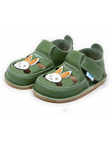 Sandale Primii Pasi Verzi cu Iepuras, Dodo Shoes
