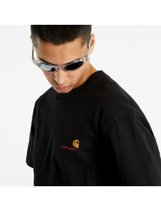 Tricou pentru bărbați Carhartt WIP S/S American UNISEX Script T-Shirt Black