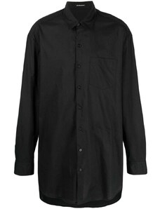 Ann Demeulemeester long-sleeved button-up shirt - Black