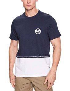 MICHAEL KORS T-shirt Block Logo Tee CS351I7FV4 401 midnight