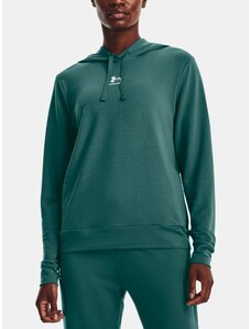Under Armour Rival Terry Hoodie-GRN - Women