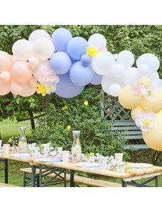 Ginger Ray Ghirlandă de baloane - Pastel cu flori