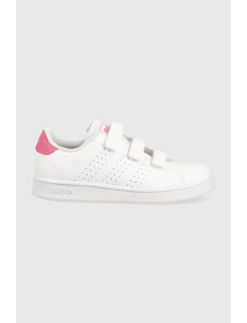 adidas sneakers pentru copii Advantage Cf culoarea alb